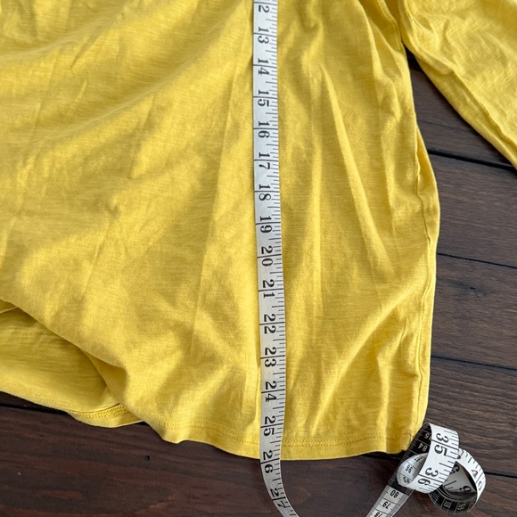 J. Jill Mustard Yellow Long Sleeve Top NWT Women’s size-L - Picture 9 of 10
